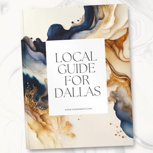 Real Estate Local Guide Canva Template: Luxury Welcome Packet (21-Page)