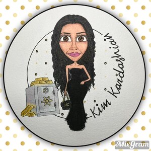 Acuarela, tinta, caricaturas, dibujos animados