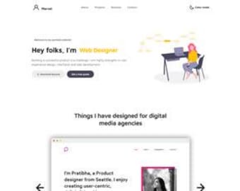 Portfolio HTML CSS Template