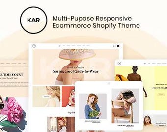 Shopify Website Template for Boutiques - Kati Theme for Fashion Brands - Responsive Online Store Design - Professional Shopify OS 2.0