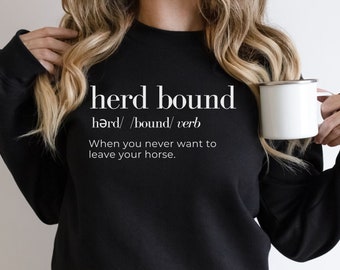 Women's Horse Sweatshirt Gift for Horseback Riding Funny Horse Sweatshirt for Horse Girl Birthday Gift for Cowgirl Sweatshirt