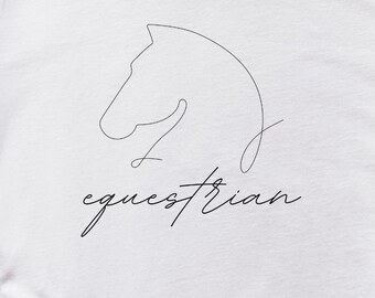 Equestrian T-Shirt, T-Shirt for Equestrian, Horseback Riding T-Shirt, Horse Girl Shirt, Birthday Gift for Horse Owner