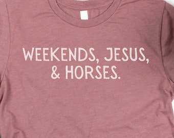 Christian Horse Shirt, Jesus Horse Shirt, Jesus and Horses, Christian Horse Gift, Horse Christian Shirt, Jesus and Horses Shirt, Horse Shirt