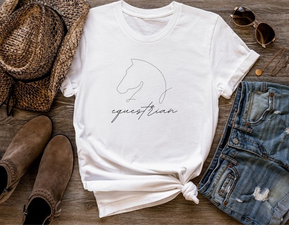 Horse Girl T Shirt Equestrian Horseback Riding Gift Horse Girl T Shirt Equestrian Horseback Riding Gift