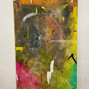 Abstract acrylic on canvas