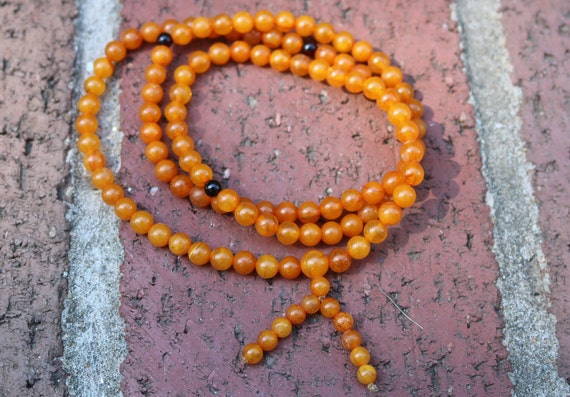 Mala Beads Butterscotch Baltic Amber Prayer Religious Mm UK