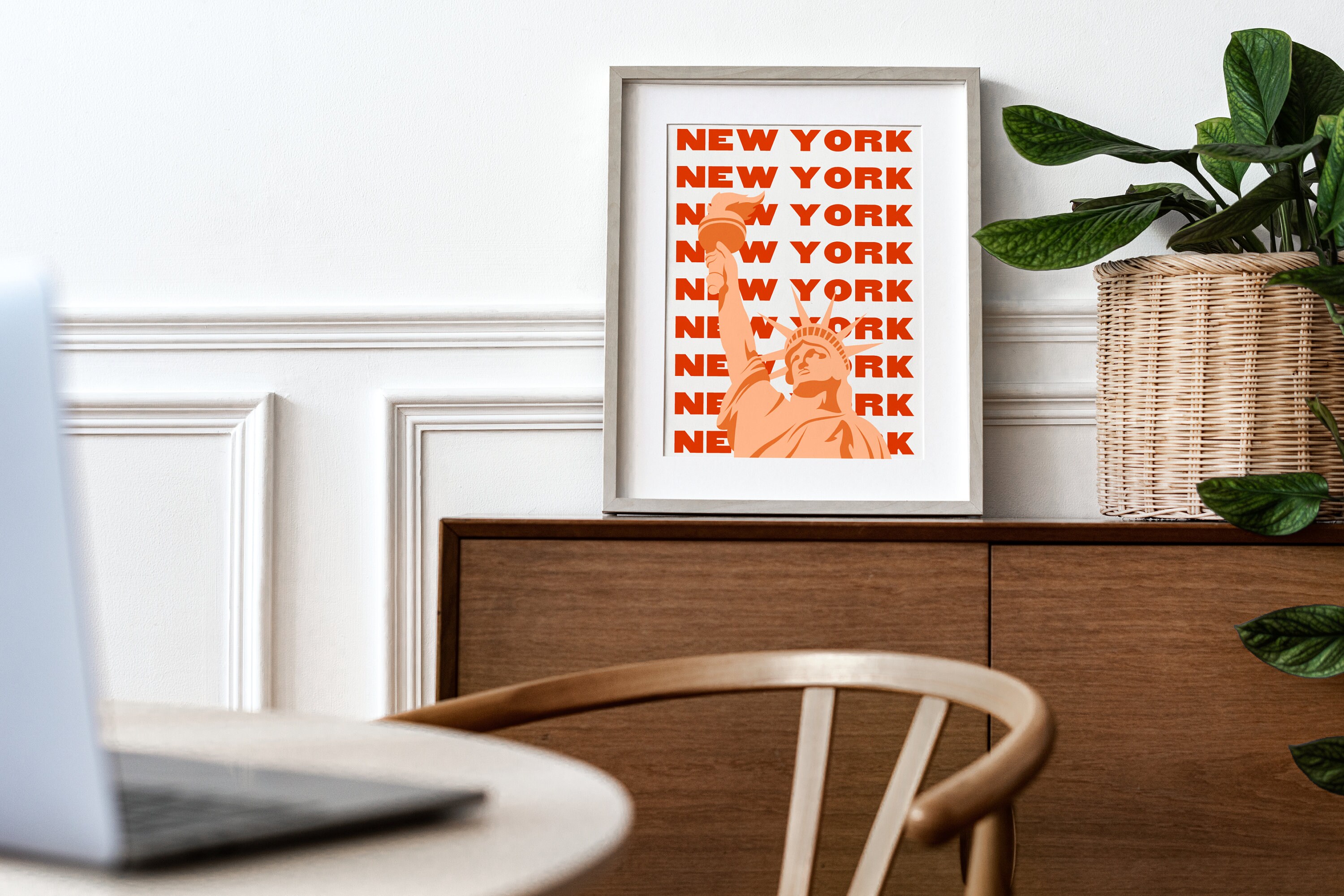 New York City Print, Digital Art, NYC Print, New York Poster, Cute