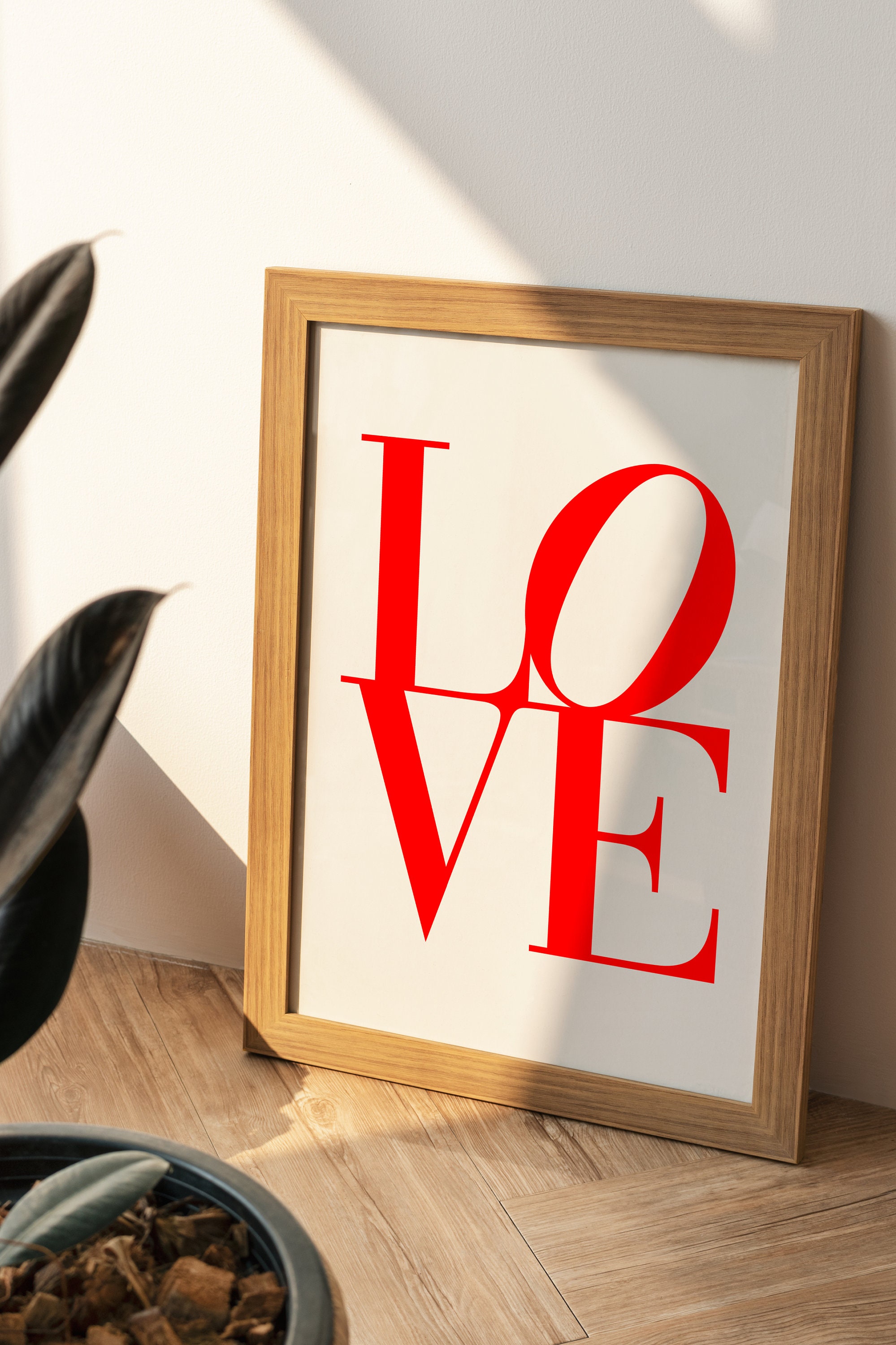 Love Printable Wall Art, LOVE, Classic Love Word, Love Modern Wall ...