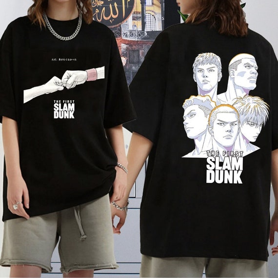 SLAM DUNK　tシャツ スラムダンク SLAMDANK 井上雄彦 アニメTシャツ 両面プリント Lサイズ