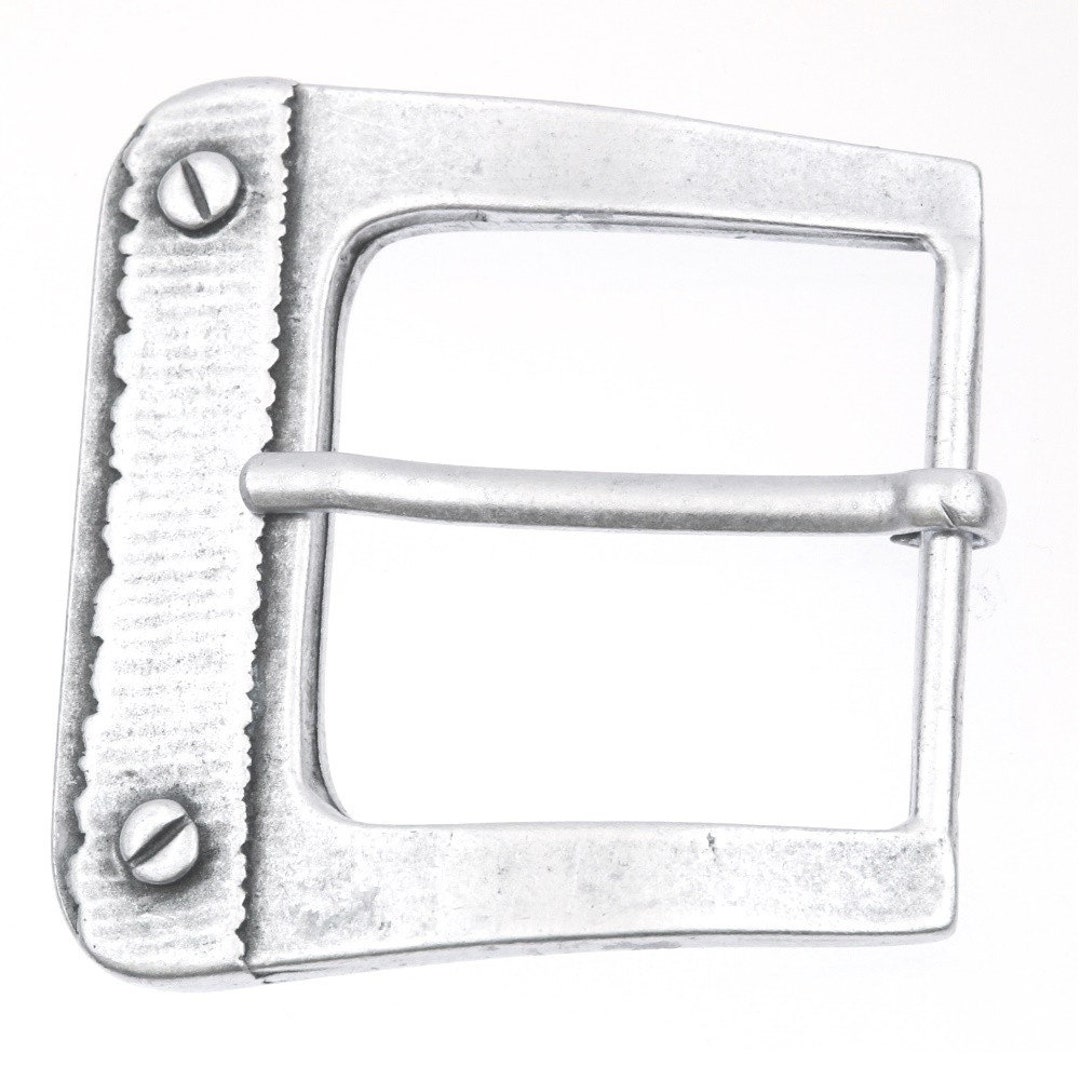 Screw Belt Buckle, Classic Belt Buckle, Casual Belt Buckle, Silver Belt