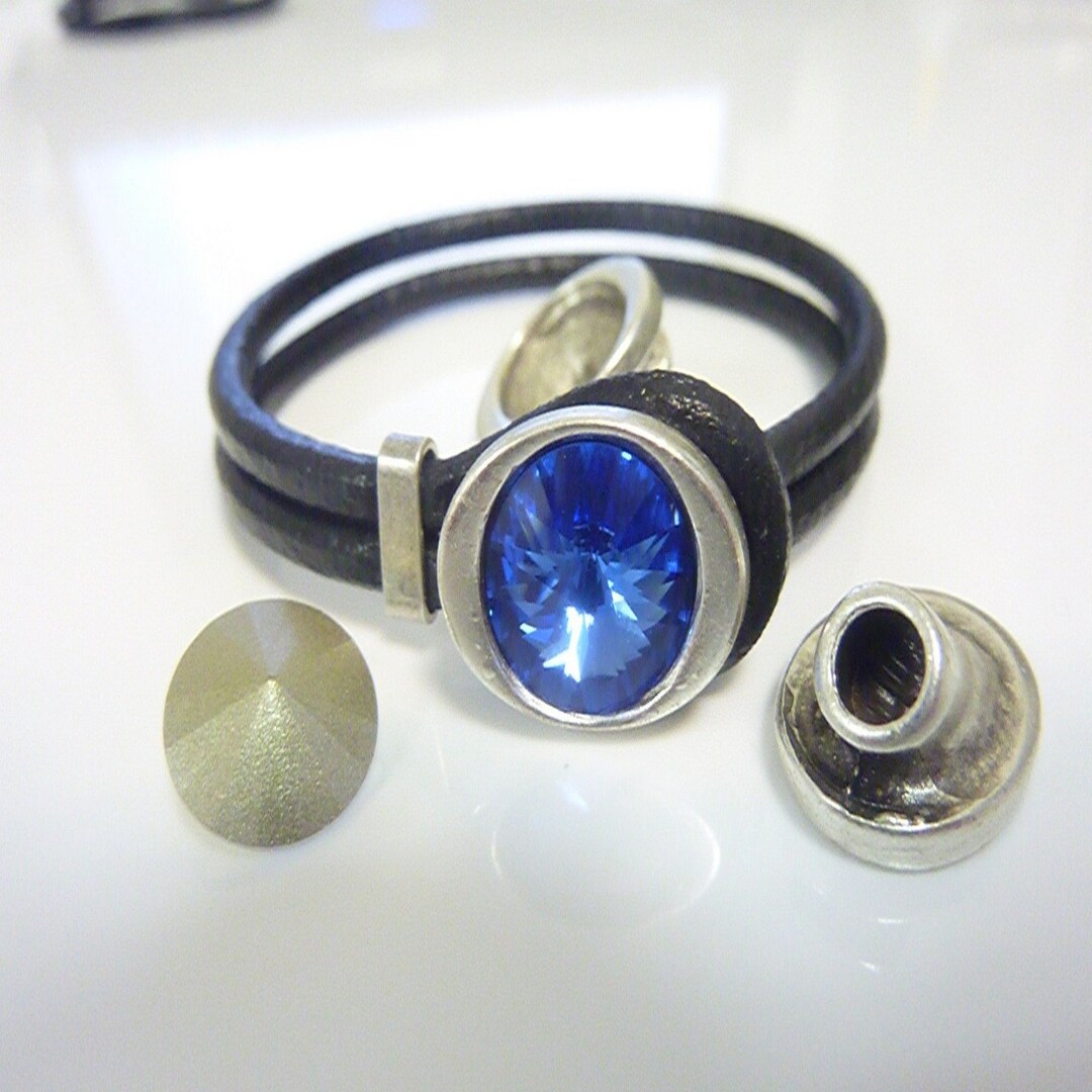 10 Button Clasp for Leather Bracelets, Clasp for Bracelets, Wrap