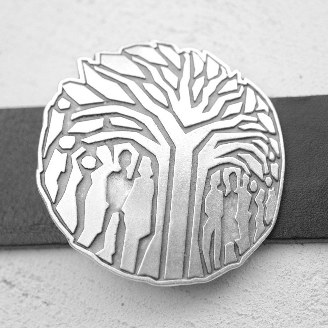 Tree of Life Belt Buckle, Boho Belt Buckle, Hippie Belt Buckle, Round ...