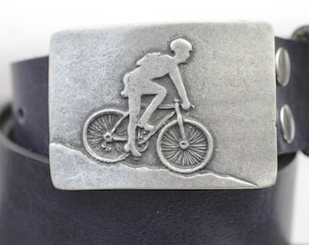 Cyclist belt buckle, Rider belt buckle, Bicycle belt buckle, Sports belt buckle, Casual belt buckle, Silver belt buckle, Belt snap GS267 ds