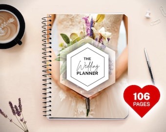 Wedding Planner Printable Book - Printable Wedding Planner PDF - Wedding Day Planner Instant Download - Letter + A4 Size For Printing