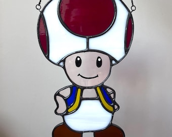 Toad Stained Glass Pattern– Digital Download (PDF & PNG)| Intermediate Pattern