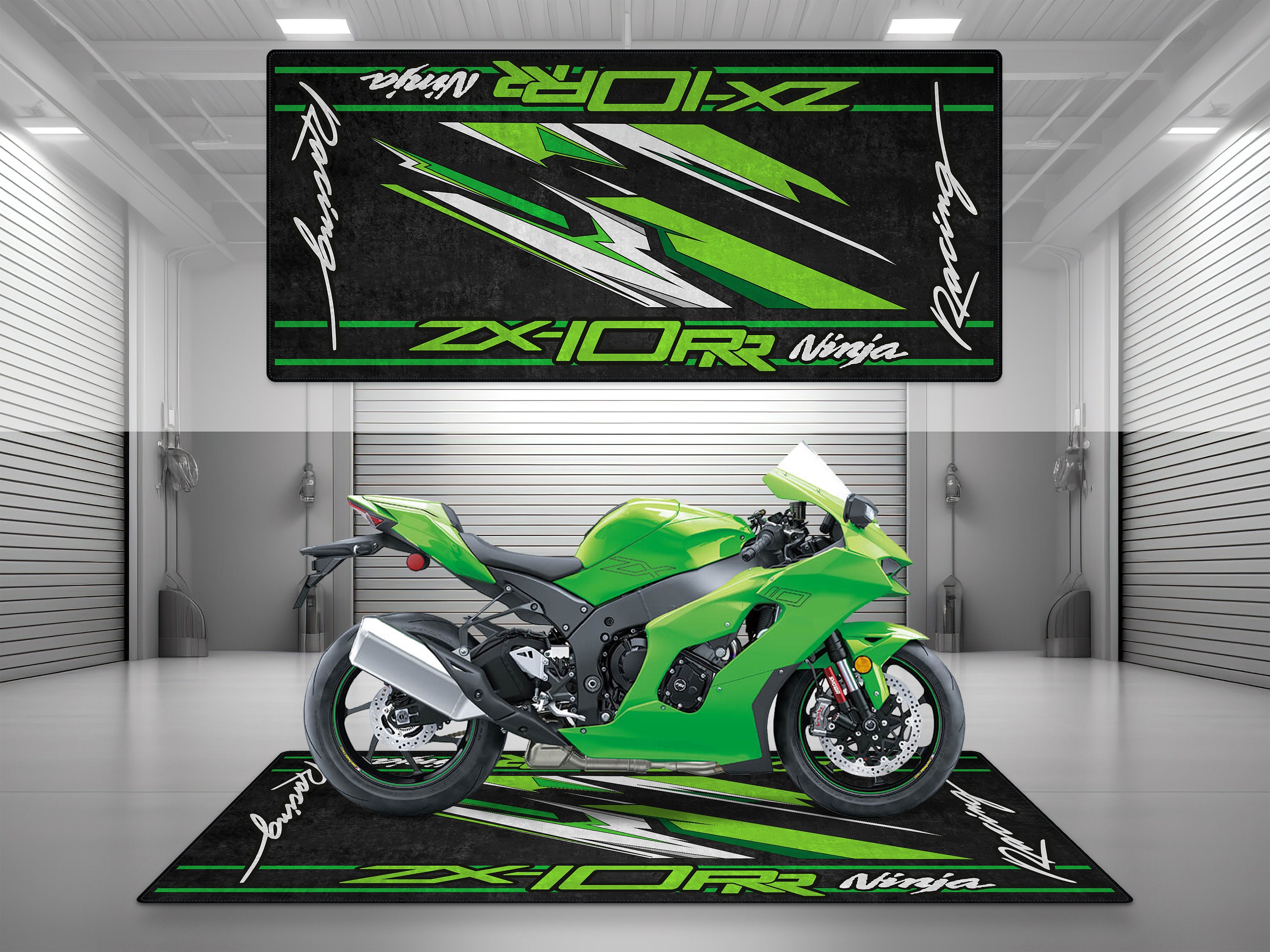 10” PUSHIM 2枚 ANYTHING FOR YOU/GREETINGS Kawasaki Ninja ZX-10R Motorcycle 2-Page PRINT AD - 2006 | eBay