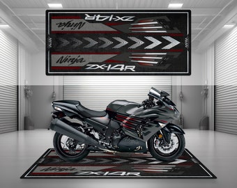 Kawasaki Ninja ZX - 14R Red Motorcycle Christmas Tree Ornament