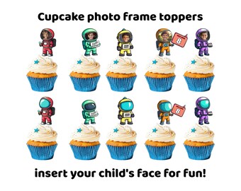 9 Pezzi Spazio Decorazioni Torta, Astronauta Torta Decorazion, Spaziali Esterno Pianeti Topper Decorazione per Ragazzi Ragazze Bambini