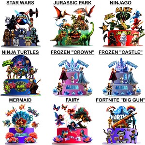 Printable Teenage Green Ninja Cake Topper, Turtle Hero Cake , Boys Birthday Cake Decor, Green Hero Turtle Party, Street Style Custom Name image 9