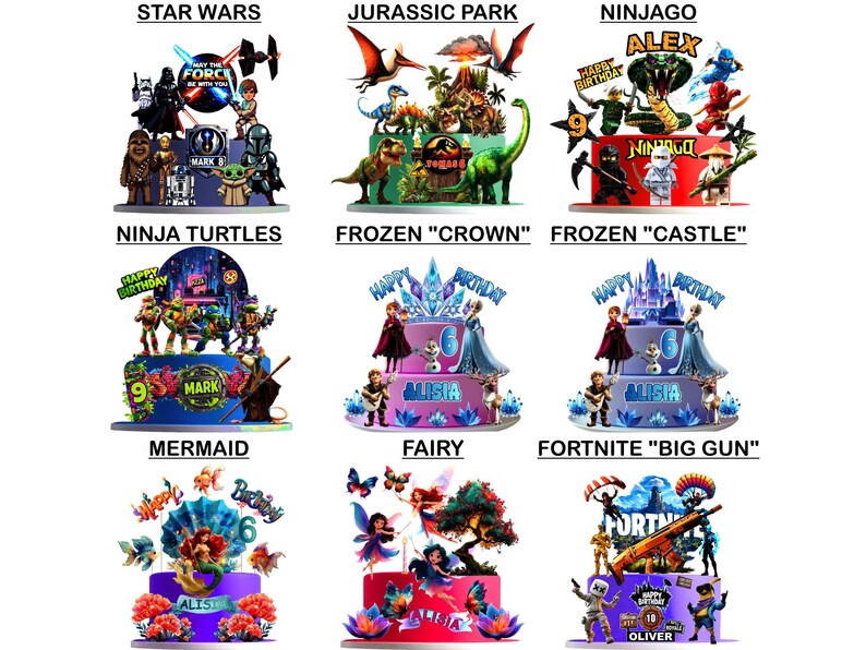 Printable Teenage Green Ninja Cake Topper, Turtle Hero Cake , Boys Birthday Cake Decor, Green Hero Turtle Party, Street Style Custom Name image 9