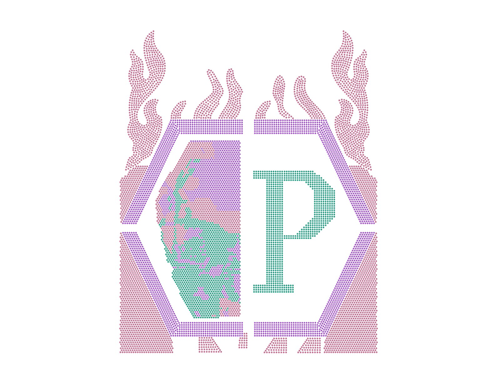 Rhinestone Quotes Design Template Iron on Transfer Digital Etsy