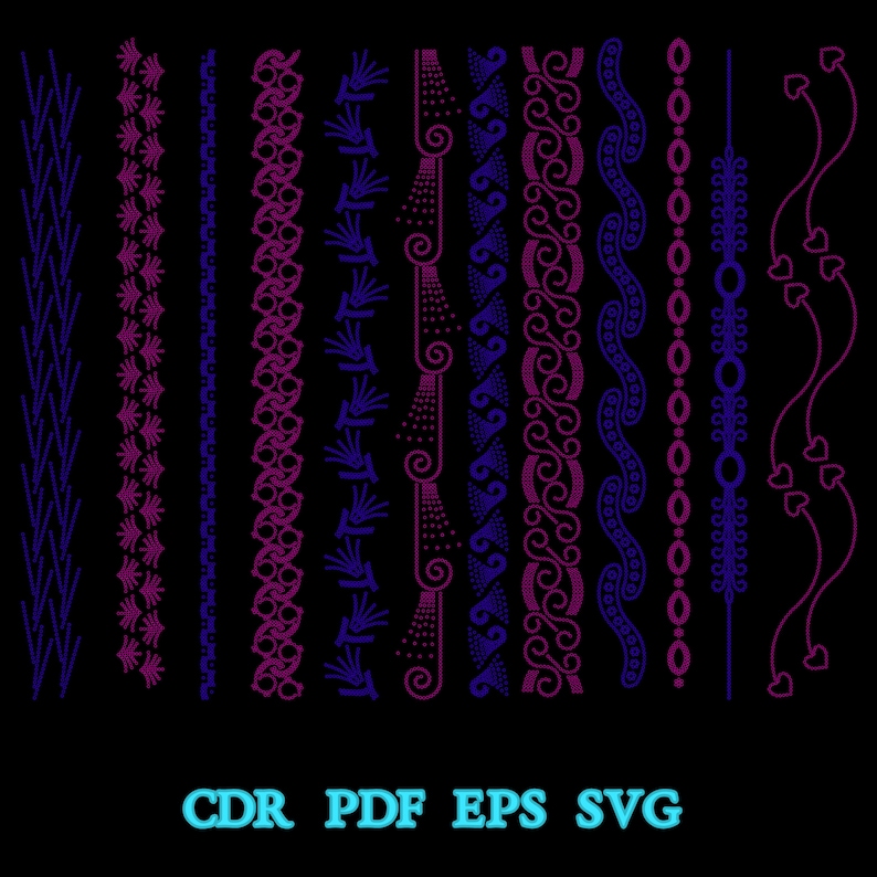 Bling Border Rhinestone Templates Svgs: Create Dazzling Designs With ...
