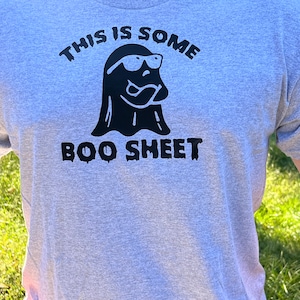 This is Boo Sheet - Ghost T-Shirt - A Ghoulishly Good Time!