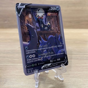 Carte 3D ShadowBox Pokemon Umbreon Evolving Skies 189 / 203 100% fait main Diorama