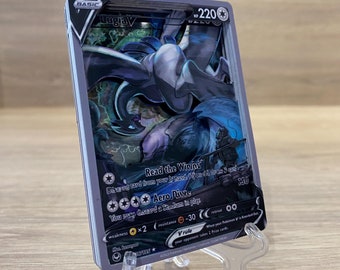3D ShadowBox Pokemon Lugia V Silver Tempest Card 186/195 Art 100% Handmade Diorama