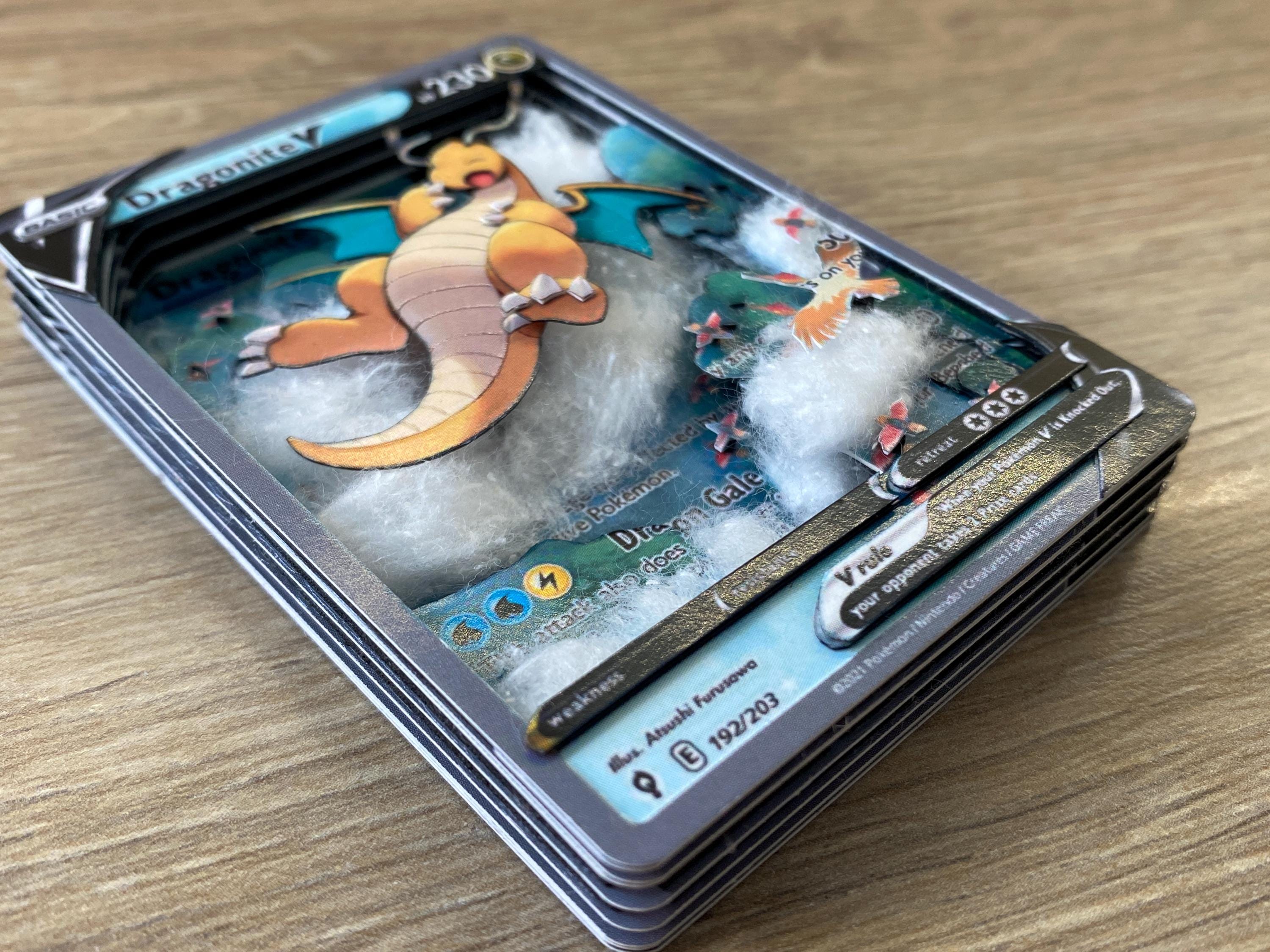 Shadowbox Pokemon Dragonite V Evolving Skies 3D Card 192 / 203 Art 100% Handmade Diorama - Etsy Shadowbox Pokemon Dragonite V Evolving Skies 3D Card 192 / 203 Art 100% Handmade Diorama - Etsy