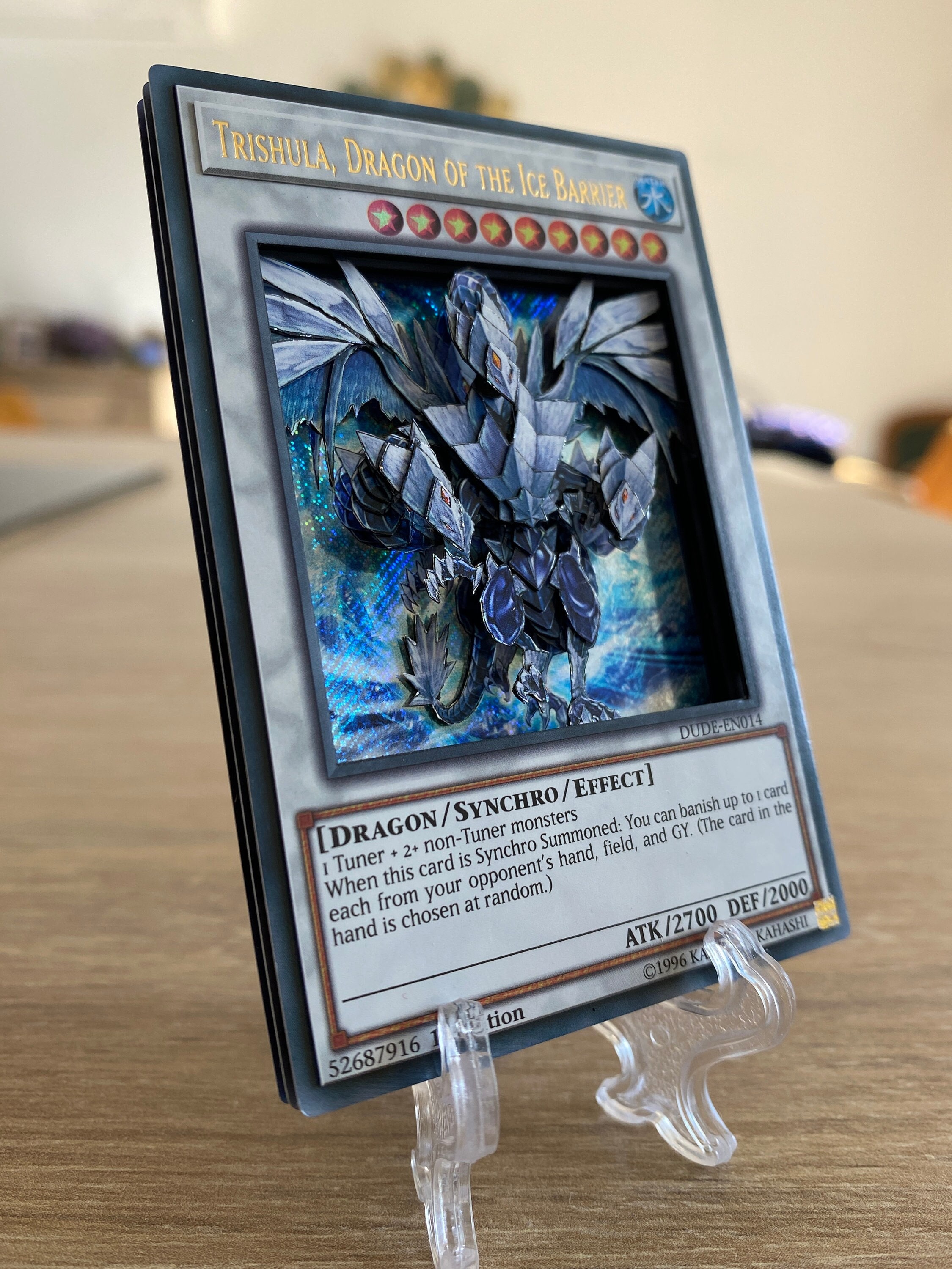 3D Card Yugioh Trishula Dragon of the Ice Barrier Duel Devastator Art 100% Handmade Diorama - Etsy 3D Card Yugioh Trishula Dragon of the Ice Barrier Duel Devastator Art 100% Handmade Diorama - Etsy