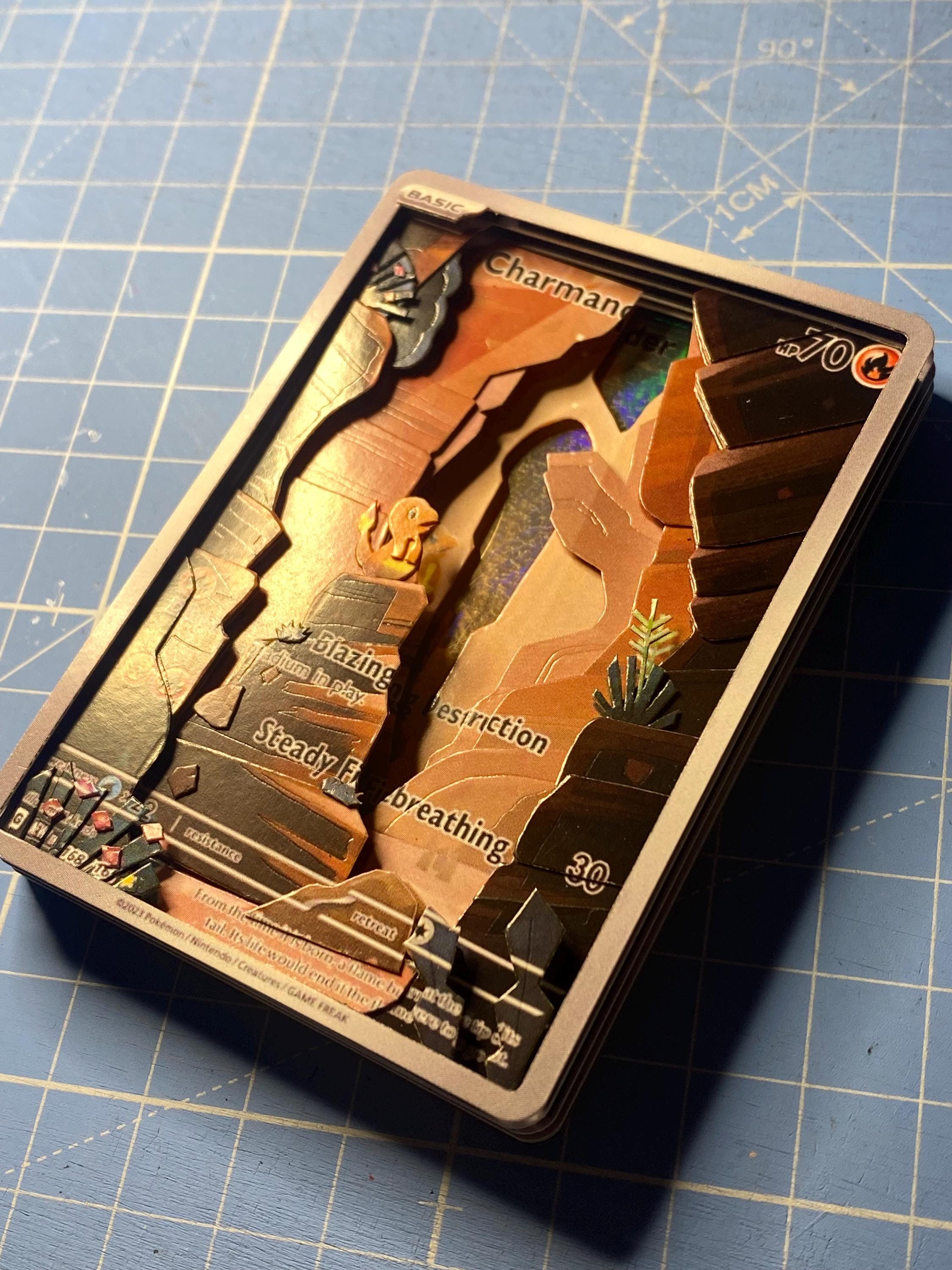 3Dシャドーボックスポケモンカード ヒトカゲ ポケモン 151 168 / 165