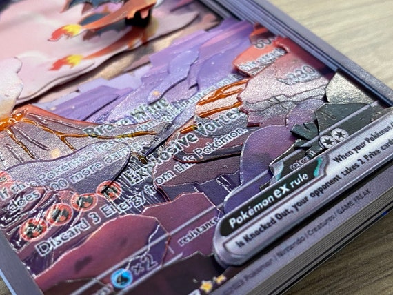 【あす楽対応】 Pokemon Shadowbox Charizard 100 165 / 199 151 Set Card 3D Ex 絵画