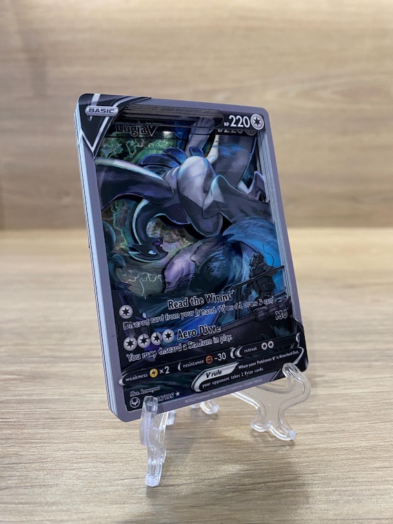 3D Shadowbox Pokemon Lugia V Silver Tempest Card 186/195 Art 100% Handmade Diorama - Etsy 3D Shadowbox Pokemon Lugia V Silver Tempest Card 186/195 Art 100% Handmade Diorama - Etsy