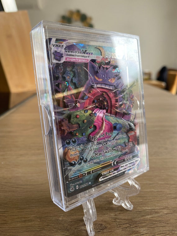 Gengar VMAX Alt Art - Fusion Strike (3D Card / Shadowbox )