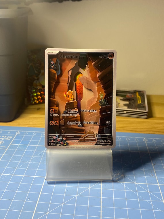 3Dシャドーボックスポケモンカード ヒトカゲ ポケモン 151 168 / 165