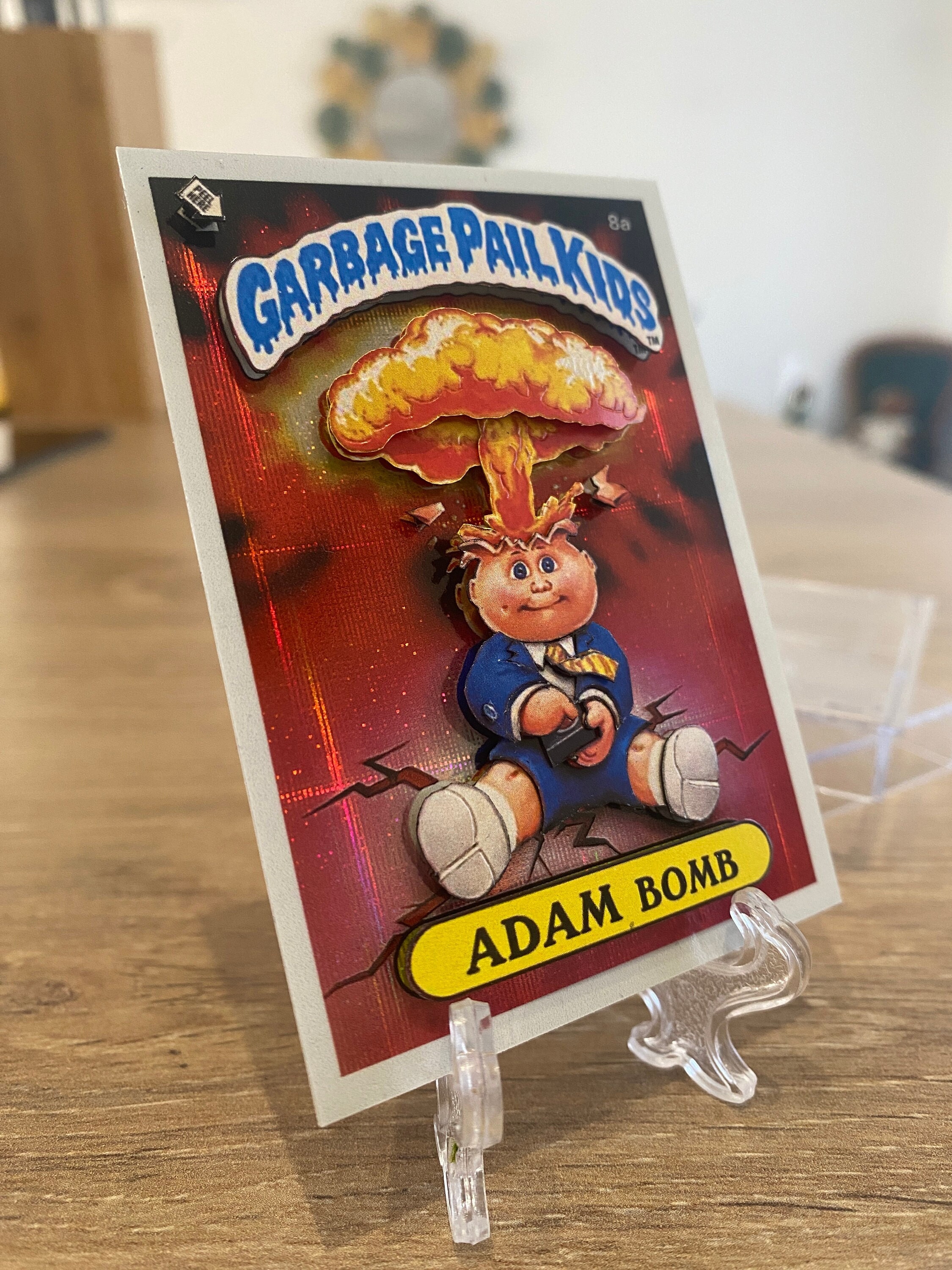 【当時物 未開封】GARBAGE PAIL KIDS (3D 壁掛け 全12種） 3D Card Shadowbox Garbage Pail Kids GPK Adam Bomb Art 100