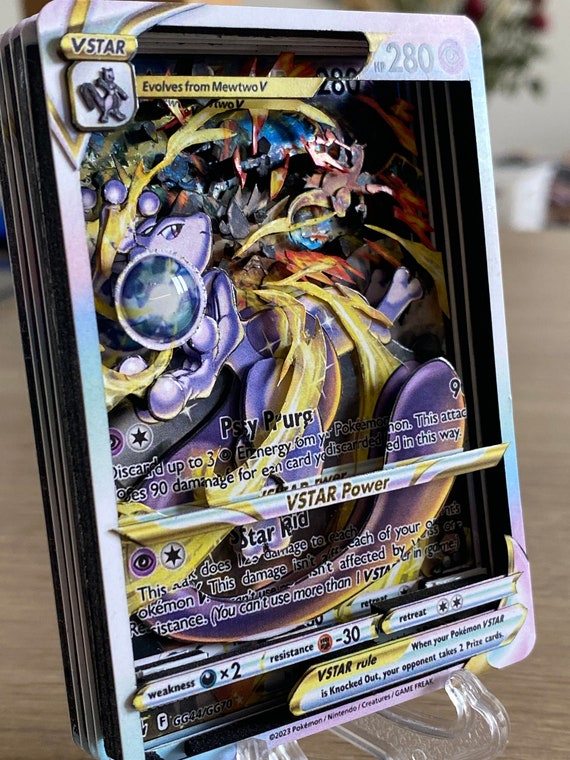 3D カード ShadowBox ポケモン ミュウツー VSTAR クラウン