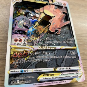 Vstar Rule Shadowbox Pokemon Charizard VSTAR Art 3D Card 100% Handmade Diorama - Etsy