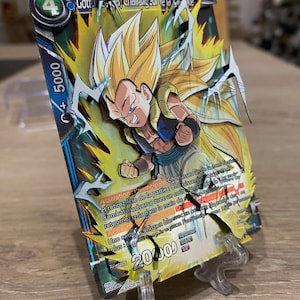 ドラゴンボールカード　３Ｄ 3D Dragon Ball Z Card Game Shadowbox Gotenks Calamity Challenger