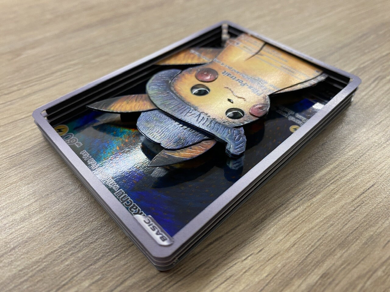 3D カード ShadowBox ポケモン ピカチュウ ゴッホ プロモーション