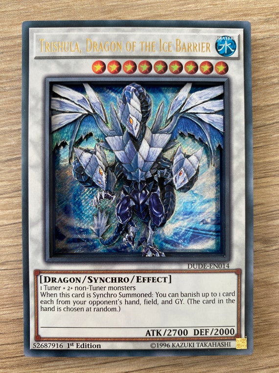 3D Card Yugioh Trishula Dragon of the Ice Barrier Duel Devastator Art 100% Handmade Diorama - Etsy Australia 3D Card Yugioh Trishula Dragon of the Ice Barrier Duel Devastator Art 100% Handmade Diorama - Etsy Australia