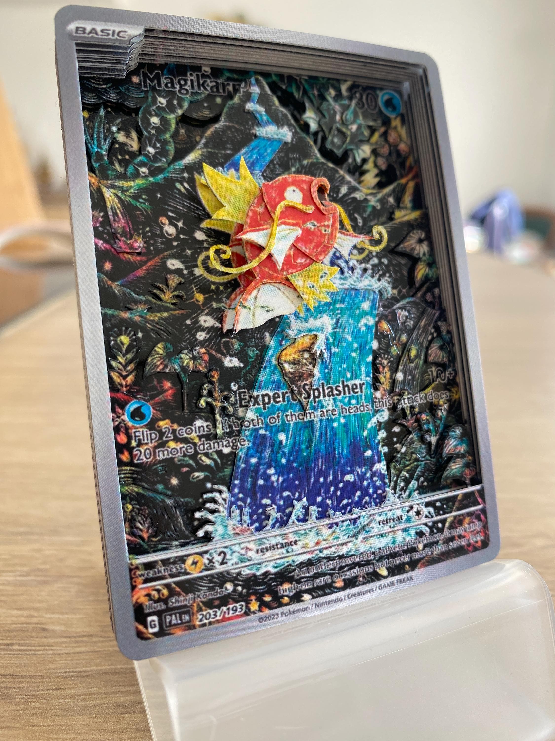 3Dシャドウボックス ポケモンカード コイキング パルデア進化 203