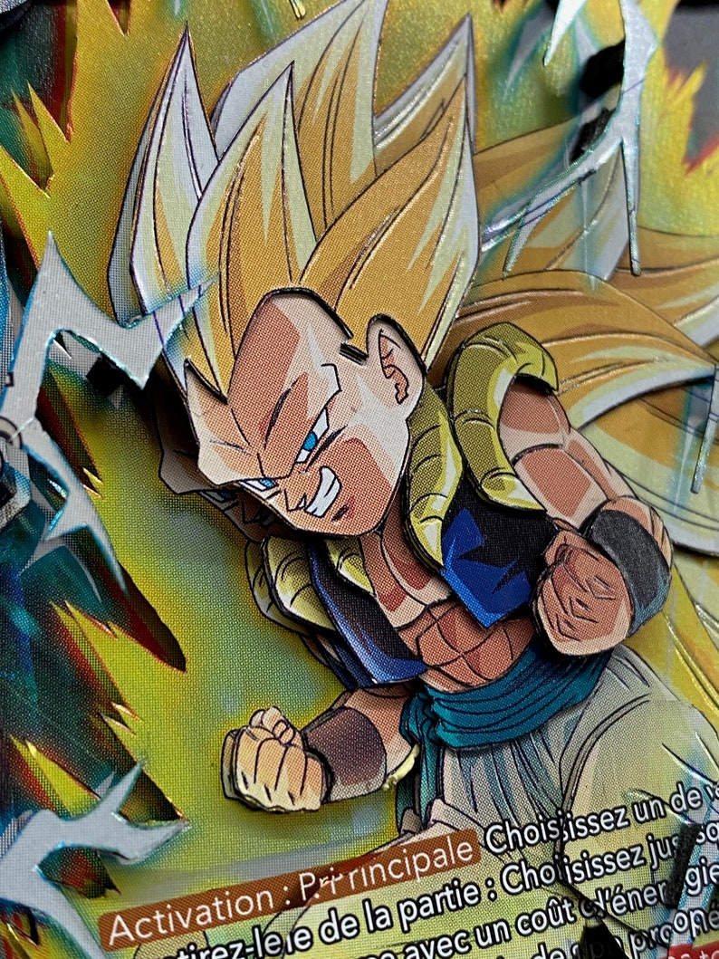 3D Dragon Ball Z Card Game Shadowbox Gotenks Calamity Challenger No