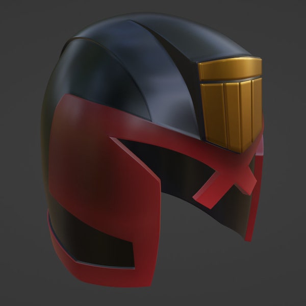 Judge Dredd Helmet STL - 3D Printing