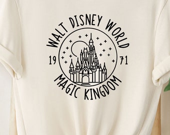 Disney World Magic Kingdom SVG • Disney Castle Shirt Design • Vintage Disney Trip PNG • Family Vacation Cricut File