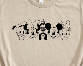 Disney Besties SVG • Mickey Friends Family Trip Shirt PNG • Magical Vacation Matching Tee Cricut File