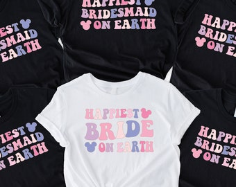 Disney Bride Shirt • Disney Bachelorette SVG • Bachelorette Party SVG • Matching Wedding Shirts • Cricut Svg • Disney Wedding Svg • Bundle