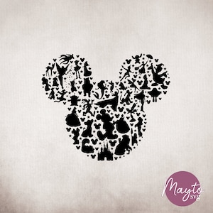 Mouse Ear All Characters SVG: Family Trip Design (Digital Download)