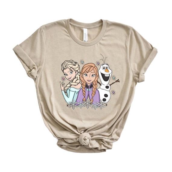 Frozen Elsa and Olaf PNG, Sublimation Design for Shirts, Digital
